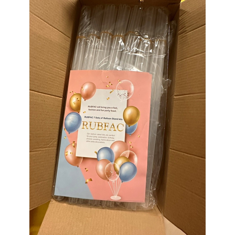 Clear Balloon Stand Kit Decorative Standing Party Table Centerpiece